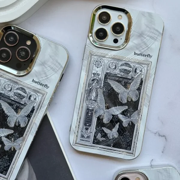 قاب Black and White butterfly (کدC1776)