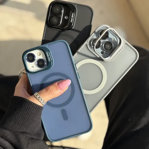 قاب Matte CasePro Lens with MagSafe استند شو با لنز رینگی (کدC1608)