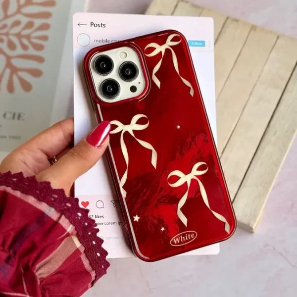 قاب چری پاپیون و ستاره آیفون (کدC2094)